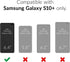 Oakxco Liquid Silicone Grip Phone Case for Samsung Galaxy S10 Plus, Soft Rubber TPU, Black, Slim Protective Cover for