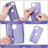 2 PCS Silicone Phone Strap, Cell Phone Grip Loop Elastic Stretching Band Hand Finger Holder Secure Slim Universal for