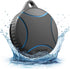 ENCASED 4 Pack Waterproof Airtag Keychain Holder (IPX8) for Apple Air Tag, Military-Grade Protective Cover (Black/Blue)