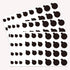 YEWROXY 108 PCS Phone Camera Cover, Black Webcam Cover Vinyl Stickers, Camera Covers
