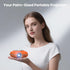 HOMPOW 1080P Mini Projector with Two -Way Bluetooth, Portable Projector for Home Theater Use, Support