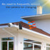 Solar Panel Compatible with SimpliSafe Outdoor Camera, 4W 5V with 10ft Micro USB Charging Cable