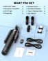 Yeaki 71" Vlogging Kit for iPhone/Android, Selfie Stick Tripod for iPhone with Light, Wireless Remote & Microphone
