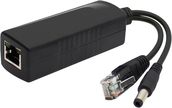 ANVISION 48V to 12V PoE Splitter Adapter, IEEE 802.3af Compliant, for IP Camera, AP Router, VoIP Phone