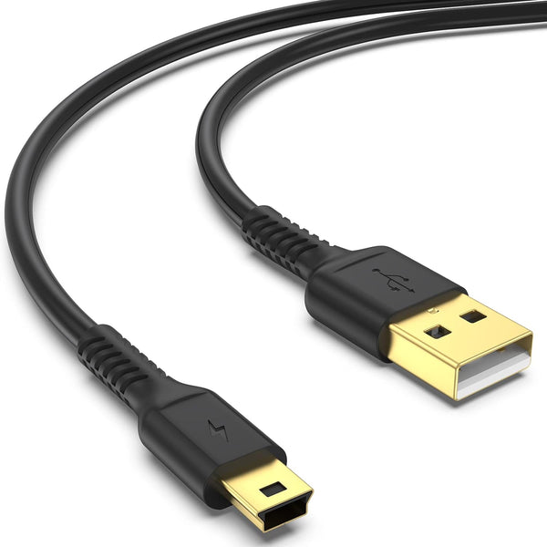 ULIFTUS 10FT Mini USB Cable, Standard USB 2.0 to USB Mini B Charging