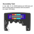 4PACK BT-886 Battery Tester Checker BatteryTester for Battery C D 9V AA AAA 1.5V -Black
