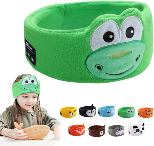 Kids Wireless Headphones, Over The Ear Headband Earphones for Children & Toddlers, Thin Speakers & Soft Fleece Headband