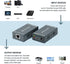HDMI Extender up to 164 ft/50m, Over Cat5e/Cat6/Cat7 Ethernet Cables, 1080P@60Hz Ultra HD Uncompressed Transmission