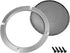 uxcell 4pcs 4" Speaker Grill Mesh Decorative Circle Woofer Guard Protector Cover - Silver