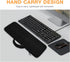 Wireless Keyboard Mouse Sleeve Travel Case for Logitech MK540 Advanced -wireless Keyboard and mouse set 2.4 GHz,Mouse Storage Pouch,Soft Neoprene Dust and water resistant bag(Black)