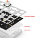 YIMAGUJRX RUNJRX Keyboard Foam Kit - Poron Switch Pads, YM40-Sponge Sound Dampening Foam for Mechanical Gaming