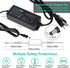 Universal Power Supply 3V~24V 3A 72W Adjustable AC/DC Adapter Charger, 100V-240V AC to DC Converter with 14 Tips