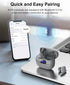 Wireless Earbuds with 42H Playtime, Bluetooth 5.3 Headphones, HiFi Stereo Noise Cancelling Earphones, Gray