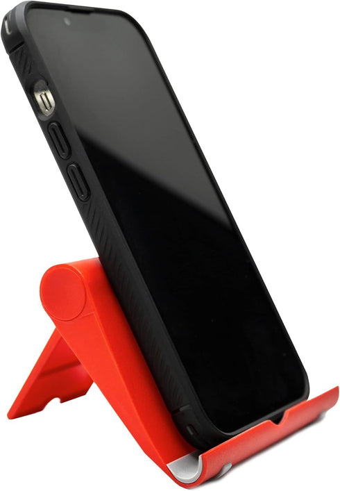 Adjustable Cell Phone Stand for Desk, Portable Phone Holder for Most iPhone, Samsung and Other Smartphones - Pink