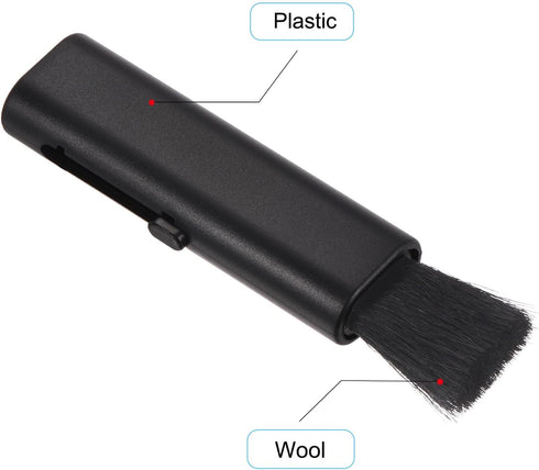 MECCANIXITY Dust Ball Air Blower Rubber Blowing Pump Cleaning Brush Kit for Camera Lens, Keyboard, and More