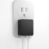 Nekmit Dual Port Ultra Thin Flat USB Wall Charger, Smart IC, Black