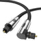 EMK 90 Degree Optical Cable 360 Degree Free-Rotating Fiber Optic Cable Toslink