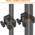 Spin Bike Tablet Holder Mount, Compatible with iPad Phone Bike Holder Handlebar Stand for Indoor Exercise Bicycle,