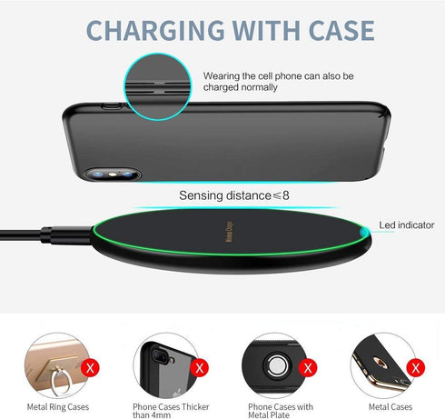 Micro-Mark 10W Ultrathin Fast Wireless Charger