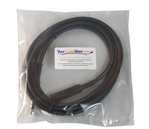 10 Foot 1/4" (6.3mm) Stereo Headphone Extension Cable