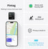 Momax Bluetooth Tracker, Rechargeable Key Finder, IP68 Waterproof, Smart Tracking Tag for Keys, Bags, Luggage, Mini