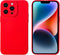 iPhone 13 Pro Max Case, Red Silicone TPU Rubber Back Cover Compatible for iPhone 13 Pro Max (6.7 inch)