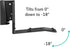 ynVISION.DESIGN Adjustable Wall Mount for Sonos ERA 300 Speaker, 2 Pack