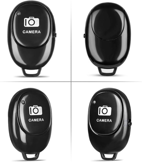 Wireless Camera Remote Shutter Control for iPhone & Android Phones, Portable Selfie Clicker for Photos and Videos