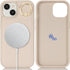DEYHU 13 2-in-1 Apple13 for iPhone Phone case with Card Holder with Compatible magsafe Magnetic, Key Chain PU Leather