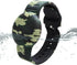 Waterproof AirTag Bracelet for Kids, Soft Silicone Hidden Holder Case Compatible with Apple AirTag, Adjustable Strap