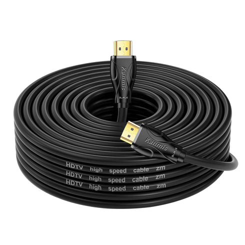 kanmis 4K HDMI Cable 25ft, High Speed Hdmi 2.0 Cables &4K@60Hz 2K 1080P,