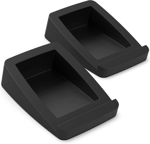 HumanCentric Desktop Speaker Stands Wedge, Anti Vibration Silicone Angle Wedge for Medium Speakers, Black