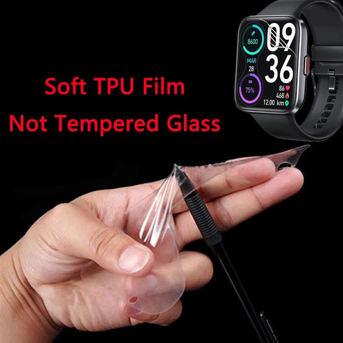 6 Pack ID208 Plus 1.8" Screen Protector Film Compatible with ENOMIR Smartwatch ID208Plus, Anti-Scratch Foils