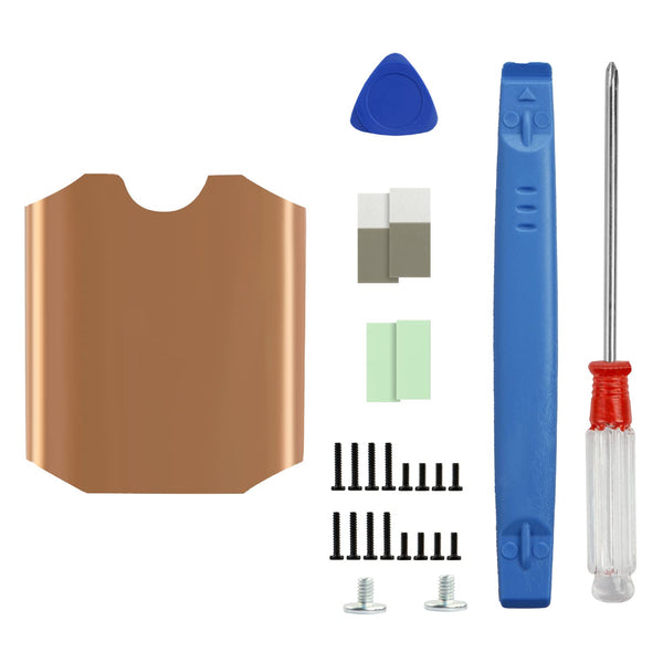 Steam Deck SSD Heatsink Thermal Pad Repair Kit: M.2 2230 NVME SSD Copper Heat Sink, Thermal Pastes, Tools, Screws