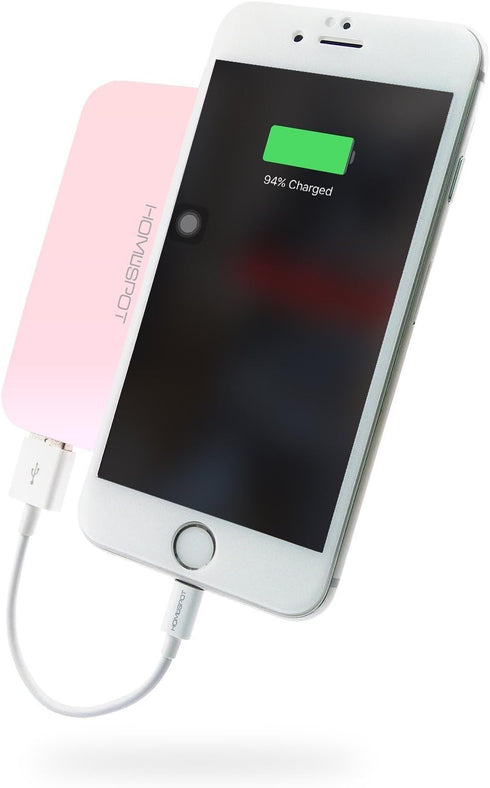 HomeSpot 8pin Short Cable 5inch - White, Compatible with iPhone 12/11/XR/XS/8/8 Plus/7/7 Plus, iPad Air/Pro (1 Pack)