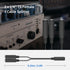 Duttek Y Cable, 6.35mm Mono TS Female to 2x6.35mm Mono TS Female Splitter, 20cm/8inch (635F-2FMTS)