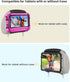 WONNIE Car Tablet Holder - Upgraded Back Seat Headrest Mount for Kids, Fits All 7-12.9'' Tablets, 2 Pack