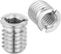 Zyghjort 4 1/4 3/8 1/4 3/8 12 Mm PCS to Adapter, Female to Male Adapter Tripod Thread Adapters Height Reducer Bushing