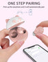Kids Wireless Earbuds TWS Bluetooth 5.3 Headphones with Touch Control, Pink Kitty Wireless Charging Case, IPX5