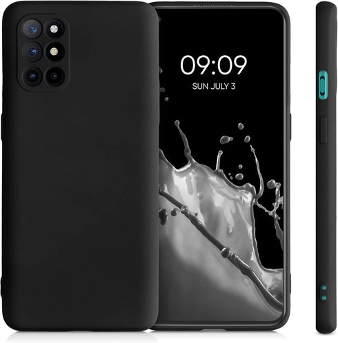 kwmobile Slim Protective TPU Case for OnePlus 8T - Silicone Phone Cover - Black