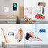 Clear Wall Mount Adhesive Phone Holder, Multi-Function Charging Brackets for Living Room, Kitchen, Bathroom, Office
