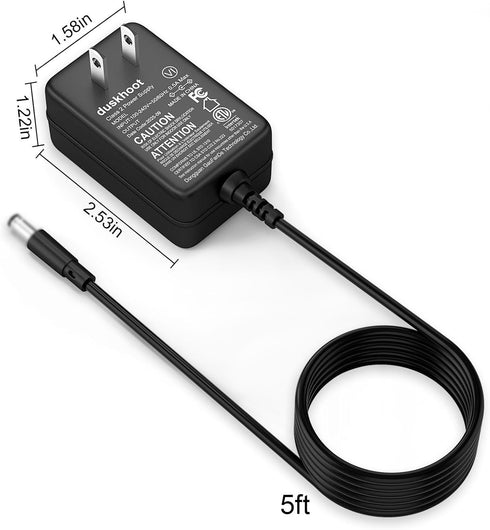 Duskhoot 5V DC5V 1A Adapter for Charging Housbay Glows White Noise Sound Machine Replacement Power Supply Charger Cable