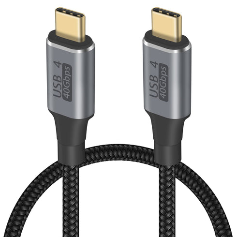 Duttek 40Gbps Short USB C to USB C Cable, 1.6FT/50cm, Supports 100W
