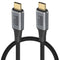 Duttek 40Gbps Short USB C to USB C Cable, 1.6FT/50cm, Supports 100W
