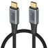 Duttek 40Gbps Short USB C to USB C Cable, 1.6FT/50cm, Supports 100W