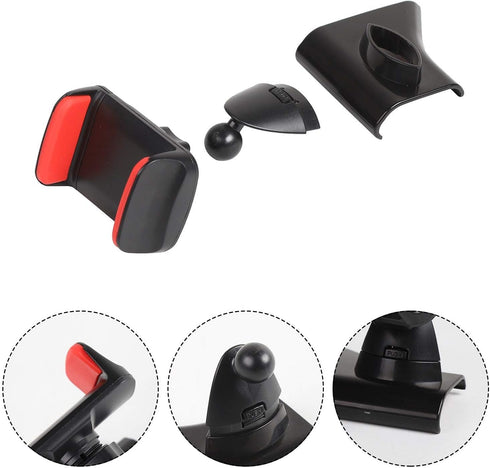 CheroCar Cellphone Mount for Jeep, Phone Holder for 2018-2020 Jeep Wrangler JL, Interior Accessories