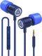 LUDOS Ultra Wired Earbuds in-Ear Headphones, 5 Years Warranty, Earphones with Microphone,