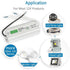 12V 12.5A 150W IP67 Waterproof Power Supply AC-DC Converter for CCTV Surveillance, LED Display, Outdoor Light and More