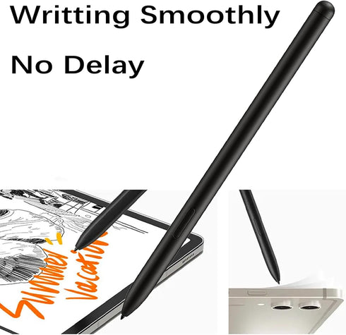 Black Galaxy Tab S9 Ultra S Pen Replacement for Samsung Galaxy Tab S9 Plus, Stylus Pen Replacement Without Bluetooth +