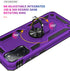 Samsung Galaxy S20 FE Case with Screen Protector - Military Grade 16ft Drop Tested Cover, Magnetic Kickstand, Purple